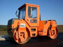 Bomag BW 154 AD-2 eingesetzt bei Bau der Umgehungsstraße Wolsfeld am 14.09.2008