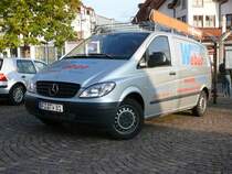 Mercedes Benz Vito eines regionalen Heizungsbauers am 22.09.2008 in 36100 Petersberg