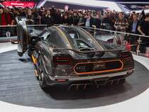 Koenigsegg Agera RS. Aufnahme: Autosalon Genf 2015.