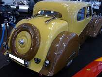 Bugatti T57SC Atalante in der Karosserieversion  Ventoux . 1934 - 1940. Techno Classica am 18.04.2015.