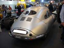 Heckansicht des Volkhart V2 Sagitta. Techno Classica am 18.04.2015.