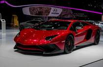 Lamborghini Aventador SV. Foto: Autosalon Genf 2015.