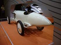 Heckansicht des  Blitzen-Benz  von 1909. Techno Classica am 18.04.2015.