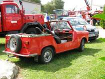 Pkw  Trabant  601 K�bel als Feuerwehr-Komandowagen, Meetzen 17.08.2008