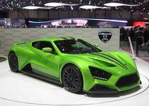 Zenvo St1, ausgestellt auf dem genfer Autosalon 2015.