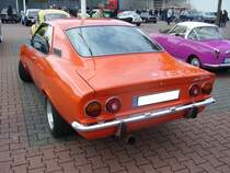 Heckansicht eines Opel Manta A. 1970 - 1975. Sammelpunkt zum 3. Borbecker Oldtimertag am 26.04.2015.