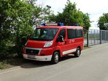 FIAT Ducato der Feuerwehr Mannheim am 28.04.15 auf den Mannheimer Maimarkt. 