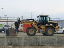 Catapilar 924G Bagger in Oensingen am 25.03.2015