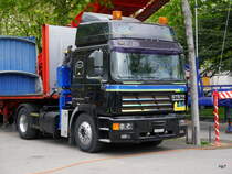 Steyr Sattelschlepper in der Stadt Zürich am 25.04.2015