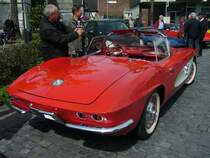 Heckansicht eines 1961´er Chevrolet Corvette C1 Convertible. 8. Kettwiger Oldtimerfrühling am 01.05.2015.