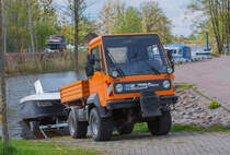 Multicar an der Slipanlage im Eggesiner Hafen. - 02.05.2015
