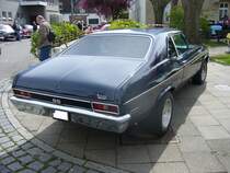 Heckansicht eines 1972´er Chevrolet Nova SS Coupe. 8. Kettwiger Oldtimerfrühling am 01.05.2015.