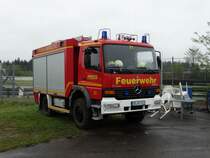 Mercedes Benz Atego TLF 16/24 (Florian Schwetzingen 21) am 03.05.15 auf dem Hockenheimring beim DTM Rennen 