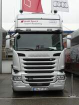 Audi Sport Scania Zugmaschiene am 03.05.15 auf Hockenheimring 
