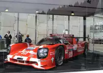 LMP1, Porsche 919 Hybrid, für Le Mans 2015, ausgestellt am 2.Mai 2015 in Spa Francorchamp beim WEC Langstrecken Rennen, 2. WM Lauf