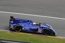 Mitzieher des LMP2,  Team SARD-Morand, Morgan Evo - SARD  Nr.43: Fahrer: 	Pierre RAGUES, Oliver WEBB, Zoel AMBERG , am 2.Mai 2015 in Spa Francorchamp beim WEC Langstrecken Rennen