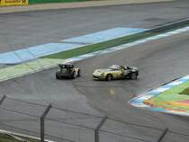 Terry Grant Stunt Show mit seinen 1937 FORD SEDAN und TVR TAMORA am 03.05.15 auf Hockenheimring