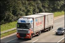 Ein DAF XF 105 fhrt in Richtung Norden. (25.09.2008)
