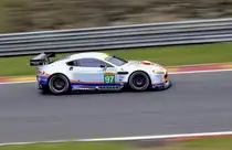 Mitzieher des GTE-Pro Nr: 97,  Aston Martin Racing, Aston Martin Vantage V8 	 (Darren Turner,	Stefan Mücke & Robert Bell). Am 2.Mai 2015 in Spa Francorchamp beim FIA WEC Langstrecken Rennen