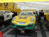 Porsche 911 GT3 Cup vom Team Project 1 am 03.05.15 auf den Hockenheimring