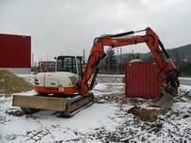 Terex-Atlas 1205R am 13.02.2010 bei Trier-Ehrang