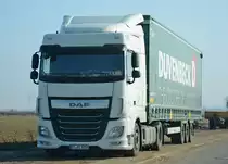 DAF Sattelzug  Duvenbeck  im Industriegebiet Silberberg Euskirchen - 16.02.2015