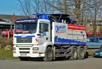 MAN TGA 26.430 Kanalreinigung am Bahnhof Euskirchen - 06.02.2015