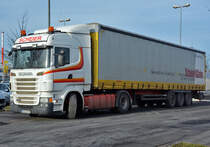 Scania R 400 Sattelzug  Scheier  in Euskirchen - 05.01.2015