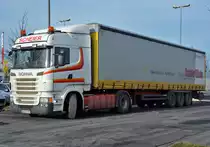 Scania R 400 Sattelzug  Scheier  in Euskirchen - 05.01.2015