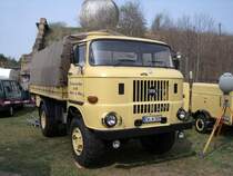 IFA W50/LA mit Niederdruckbereifung beim Oldtimertreffen in Finowfurt am 25.04.2015.