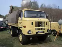 IFA W50/LA mit Niederdruckbereifung beim Oldtimertreffen in Finowfurt am 25.04.2015.