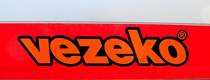 vezeko, Schriftzug an einem Auto-Anhnger, 1996 gegrndetes Unternehmen in der Tschechischen Republik fr Fahrzeugaufbauten und Anhnger, Mai 2015