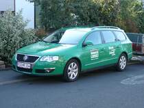 VW Passat eines in der Rh�n ans�ssigen Fertighausherstellers am 26.09.2008 in 36100 Petersberg - Marbach