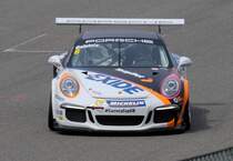 Porsche 911 (Type 991) GT3 Cup Car , Porsche Carrera Cup Great Britain, Supportrace bei den FIA WEC 6h Spa Francorchamps 2.Mai 2015