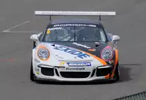 Porsche 911 (Type 991) GT3 Cup Car , Porsche Carrera Cup Great Britain, Supportrace bei den FIA WEC 6h Spa Francorchamps 2.Mai 2015