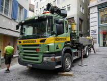 Scania P320 in der City von Zürich am 05.05.2015