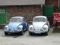 Zwei VW Käfer am 16.05.15 bei den Bahnwelttagen in Darmstadt Kranichstein 