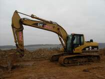 Caterpillar 322C L am 04.01.2009 bei Mersch (Lux.)