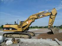 Caterpillar 322C LVA bei Strassen (Lux.) am 06.06.2010