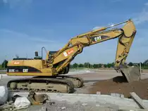 Caterpillar 322C LVA bei Strassen (Lux.) am 06.06.2010