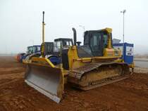 Komatsu D 61 PX-15 auf einer Baustelle bei Trier-Föhren am 28.09.2014