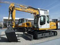 Liebherr R 313 Litronic auf einer Baumaschinenmesse in Bern am 18.03.2009