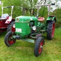Deutz D25, gesehen beim Oldtimertreffen in Hainzell, Mai 2015 