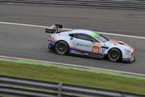 Mitzieher des GTE-Am Nr: 98, Aston Martin Racing, Aston Martin Vantage V8 (Paul Dalla Lana,Pedro Lamy, Mathias Lauda). 24.Platz mit 148 Runden in der Gesammtwertung, am 2.Mai 2015 in Spa Francorchamp beim FIA WEC Langstrecken Rennen