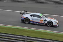 Mitzieher des GTE-Am Nr: 98, Aston Martin Racing, Aston Martin Vantage V8 (Paul Dalla Lana,Pedro Lamy, Mathias Lauda). 24.Platz mit 148 Runden in der Gesammtwertung, am 2.Mai 2015 in Spa Francorchamp beim FIA WEC Langstrecken Rennen