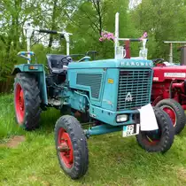 Hanomag Perfekt 400 steht bei der Oldtimeraustellung in Hainzell im Mai 2015