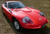 Marcos, Frontansicht des britischen Sportwagens, Oldierama L�rrach, M�rz 2015