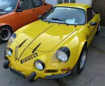 Renault Alpine 1600, franz�sischer Sportwagen mit 4-Zyl.Motor, 1598ccm und 160PS, Oldierama L�rrach, M�rz 2015