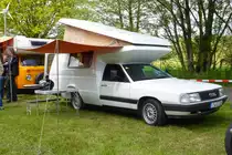 auch das gab es in Hainzell zu sehen: Ein Audi als Wohnmobil, Mai 2015