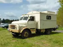 Hanomag AL 28 als rollendes Wohnzimmer, gesehen in Hainzell im Mai 2015